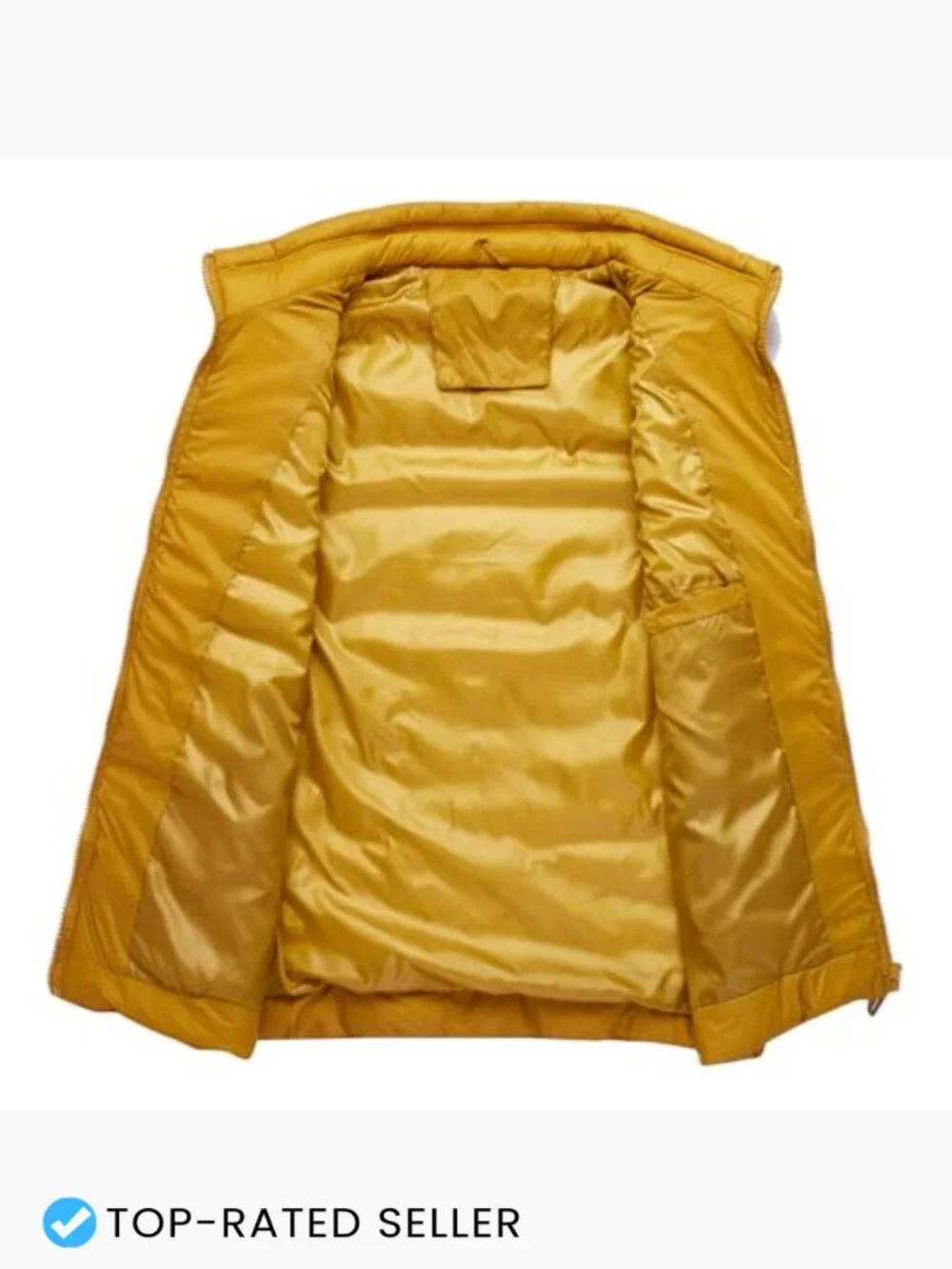 Men's Quilted Puffer Vest Lightweight Insulated Warm Zip-Up Sleeveless Layer